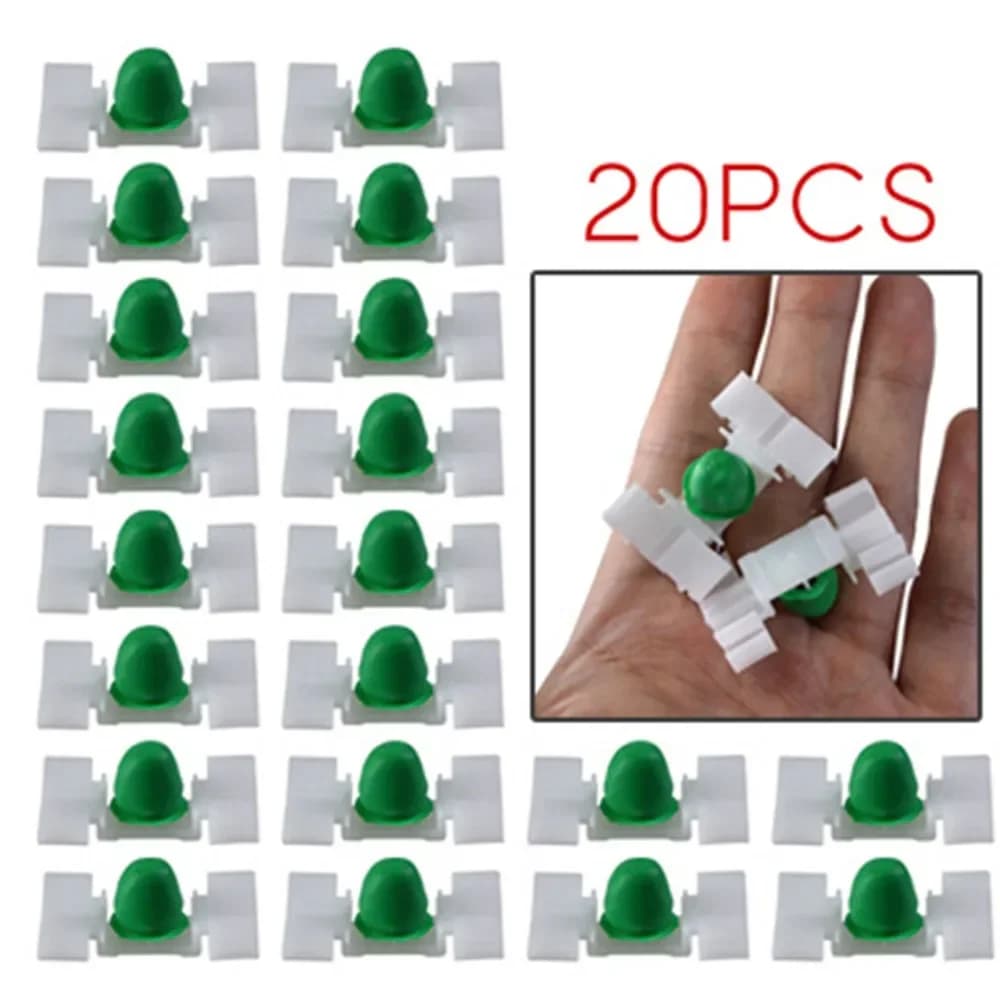 20pcs Car Door Fender Moulding Trim Clips- Fasteners 51131960054 For BMW E36 E46 325 328 323 330 Auto Replace Parts Accessories