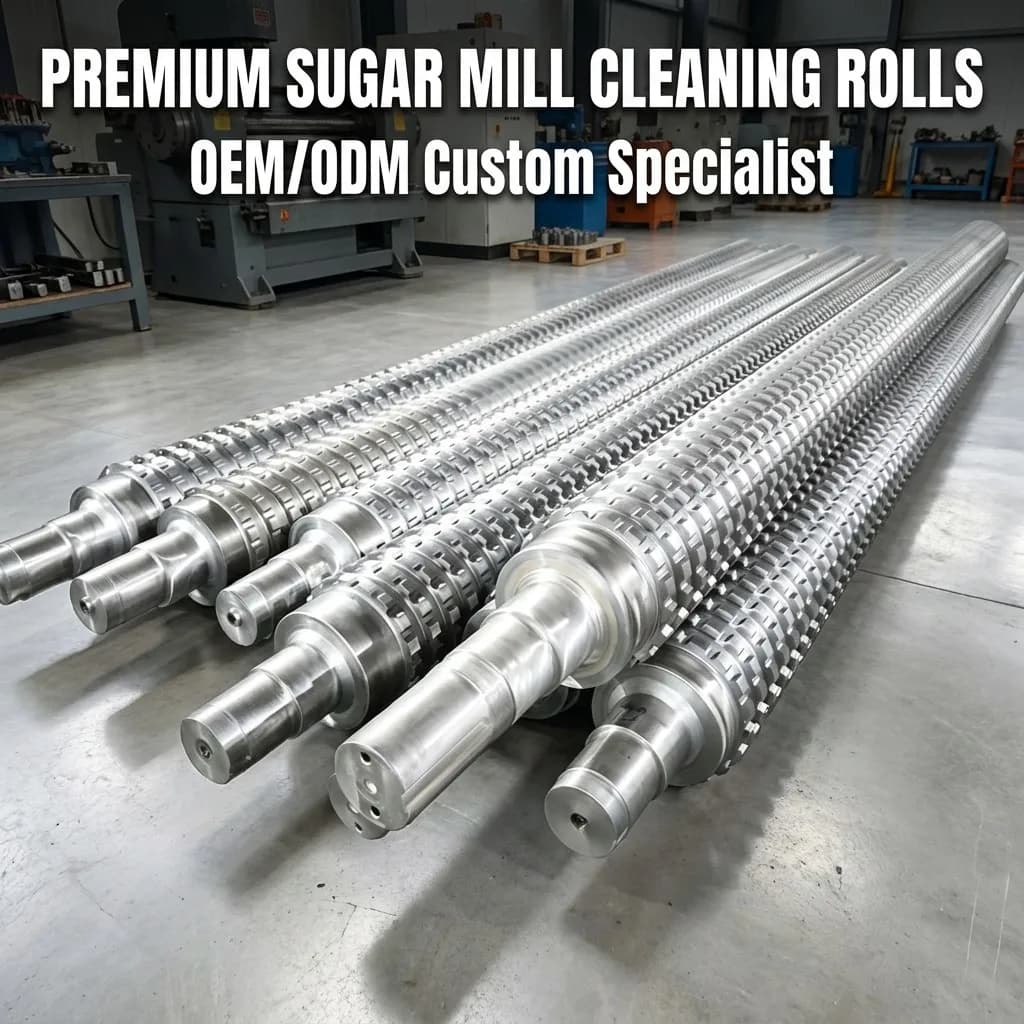 Yogie Nonstandard Custom High Quality Cold Rolling Groove Mill Sugar Mill Gear Roller Shaft for Mill Machine Alloy Steel 42CrMo