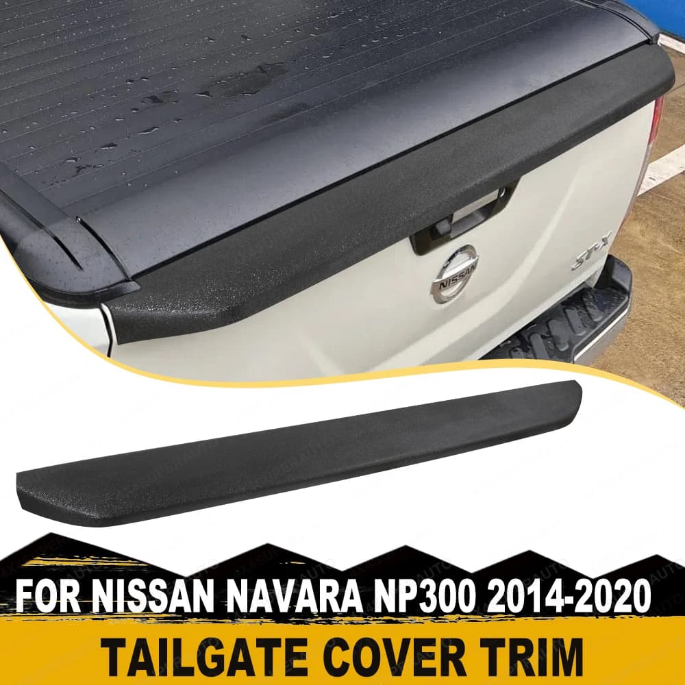 Tailgate Cover Rail Guard Trim Protector For Nissan Navara 2014-2020 Frontier NP300 D23 ABS Pickup Truck Car Styling Accessories
