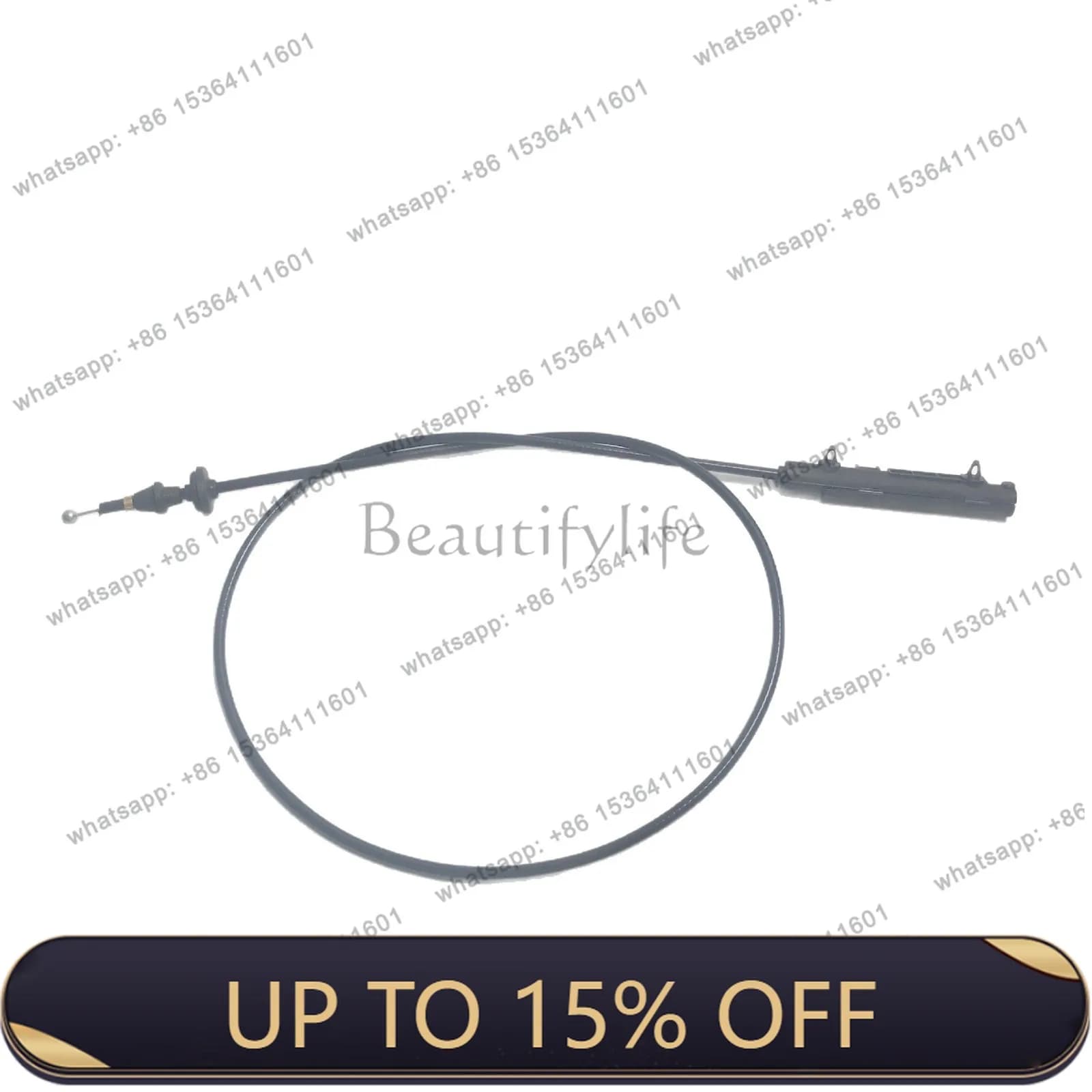 YJ Hood Release Cable 95551153500 Fit Porsche Cayenne 9PA1 2007-2010 Bonnet Control Cable