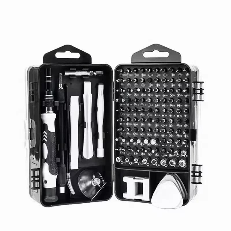 115-in-1 Precision Steel Industrial Grade Zinc Finish Phone Repair Tools Customizable Mobile Repair Kit with OEM Screwdriver