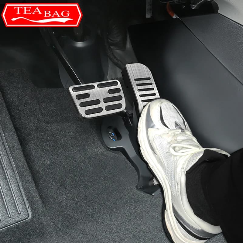 For BYD Seal U Sealion 6 Song Plus 2024 Car Styling Interior Gas Brake Panel Cover Sticker Aluminium Alloy Auto Accessories 2PCS