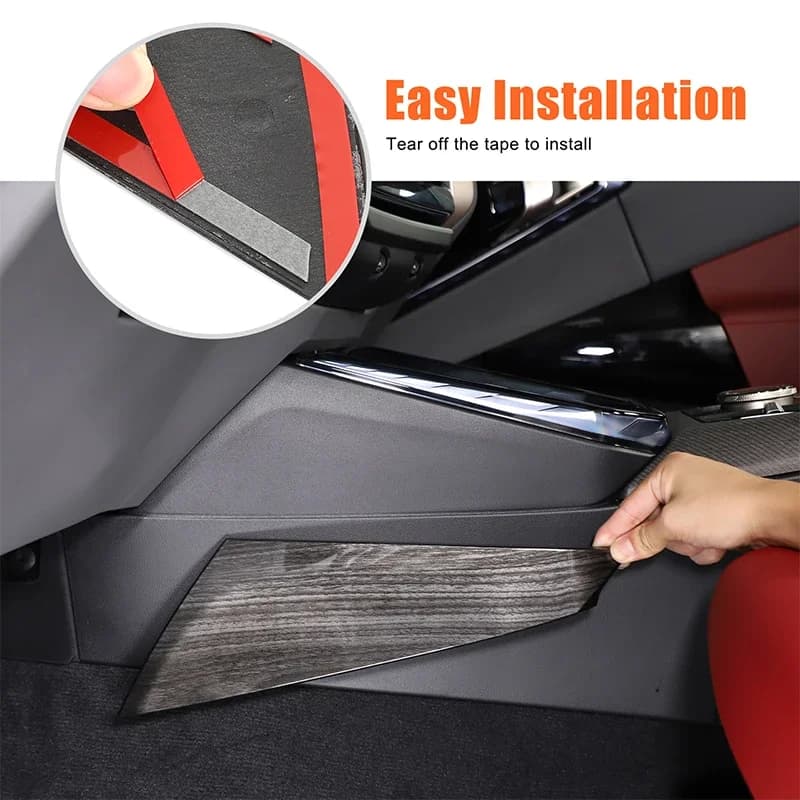 ABS Carbon Fiber For BMW X3 G45 2025+ Car styling Car central control gear side decorative strip sticker interior accessories