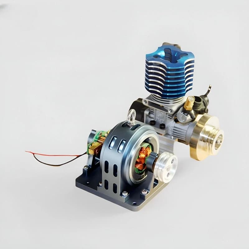 Vintage Model Microgenerator Motor Movement Metal Housing Miniature  Generator 12v