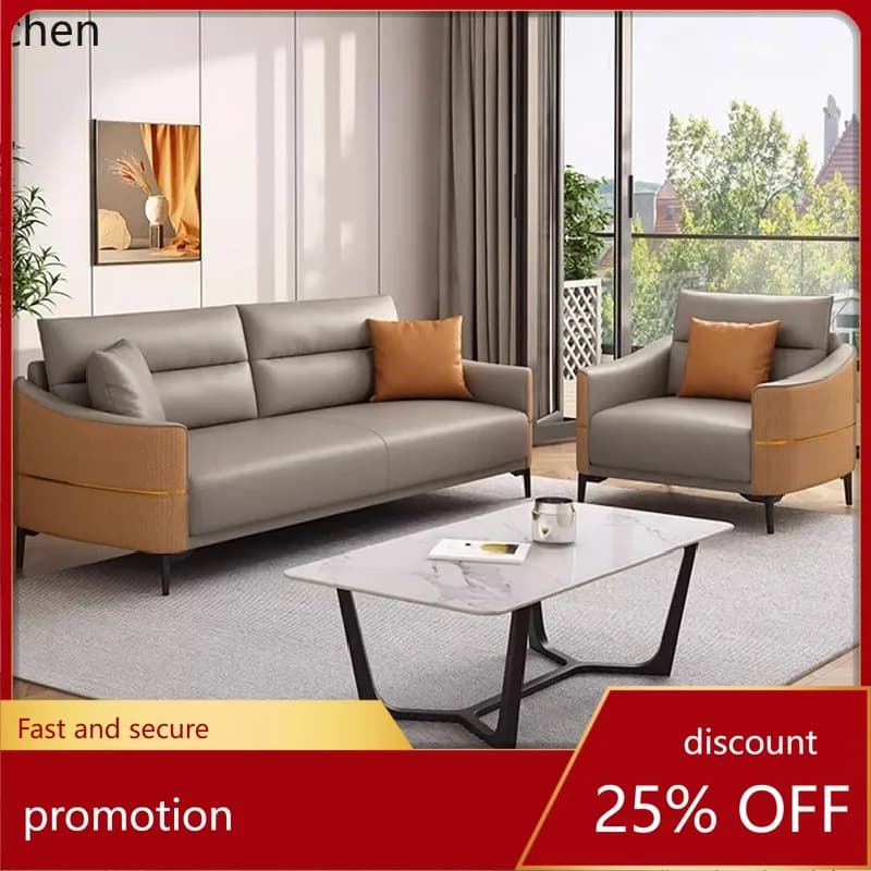 ZML Sofa and Coffee Table Set for Hotel Company Lobby Rest Area Office Reception Sofa Furniture