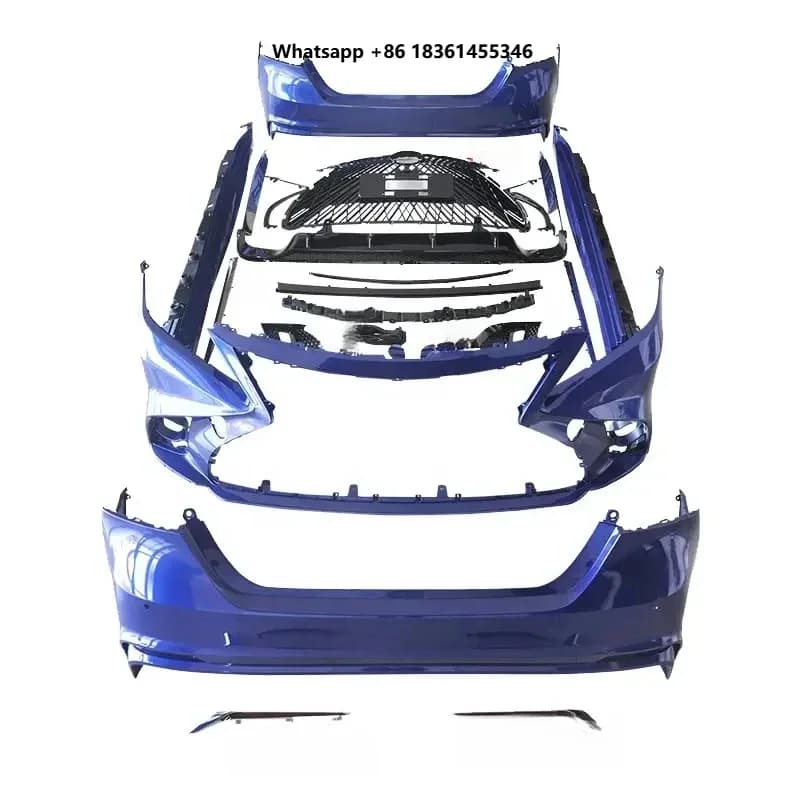 For Cam 2018 Modified Body Kit Front Rear Bumper Side Skirt Lip Plus Wiring Harnes