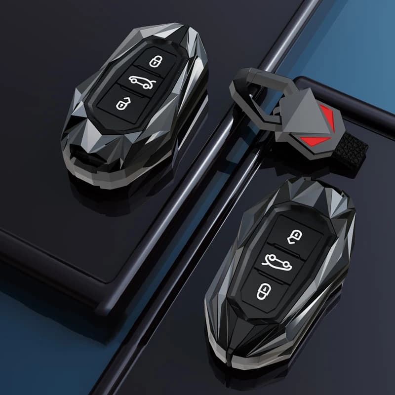 Zinc Alloy Car Key Case Cover For Peugeot 308 3008 508 5008 408 4008 208 301 407 For Citroen C4 C6 C3-XR Picasso DS