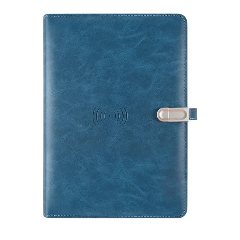 Charging notebook with small desk lamp U disk wireless charging loose-leaf book mobile power supply notepad