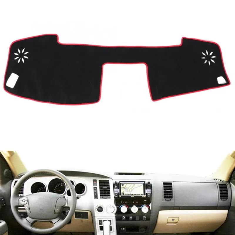 For Toyota Sequoia Tundra 2007-2009 2010 2011 2012 2013 Anti-UV Dashboard Cover Mat Pad Dashmat Sunshield Carpet Car Accessories