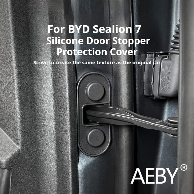 AEBY For BYD Sealion 7 2024 Car Door Limit Stopper Cover, Silicone Protection Cap Car Accessories Dust-Proof Noise Reduction Fix