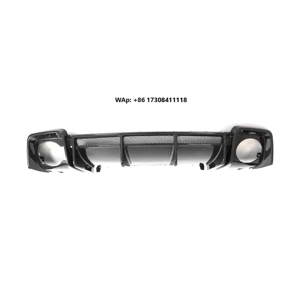 2019-2023 Carbon Fiber Car Rear Bumper Suitable for R8 COUPE PM Style Dry Carbon Diffuser