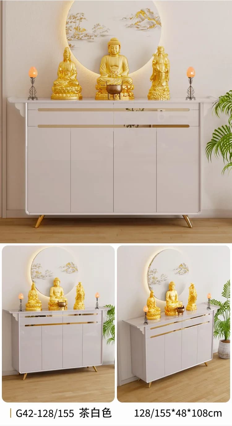 L1 Altar Incense Case for Home Use Modern Altar  Shrine  Chinese Style Standing Cabinet Simple God of Wealth Altar God Table