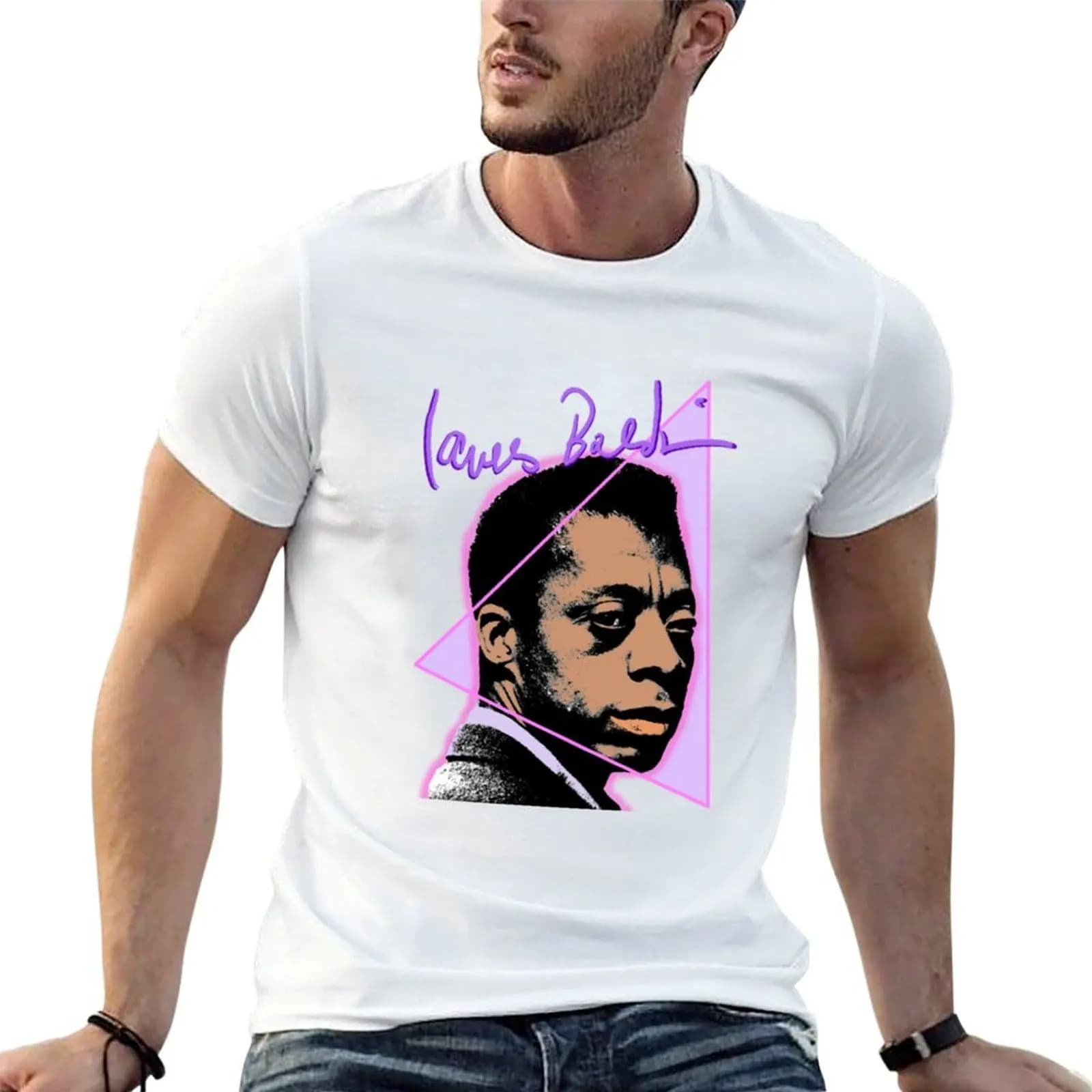 james baldwin T-Shirt custom shirt anime stuff mens vintage t shirts