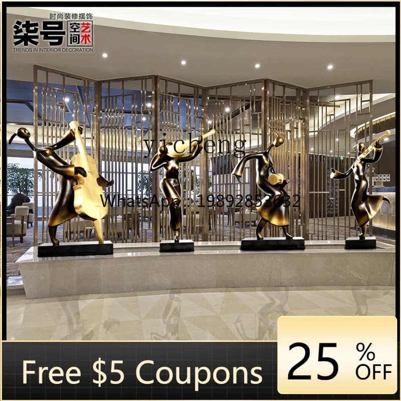 EE  Welcome Character Hotel Lobby Large Floor-standing Soft Decoration Craft