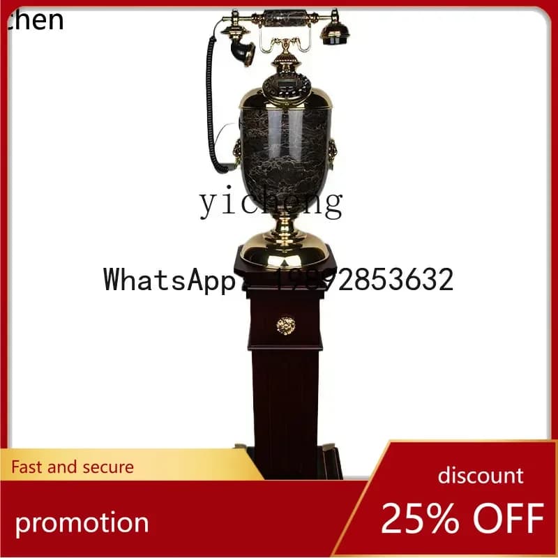 ZML floor-to-ceiling American antique  European fashion home fixed hall landline fixed retro ornament
