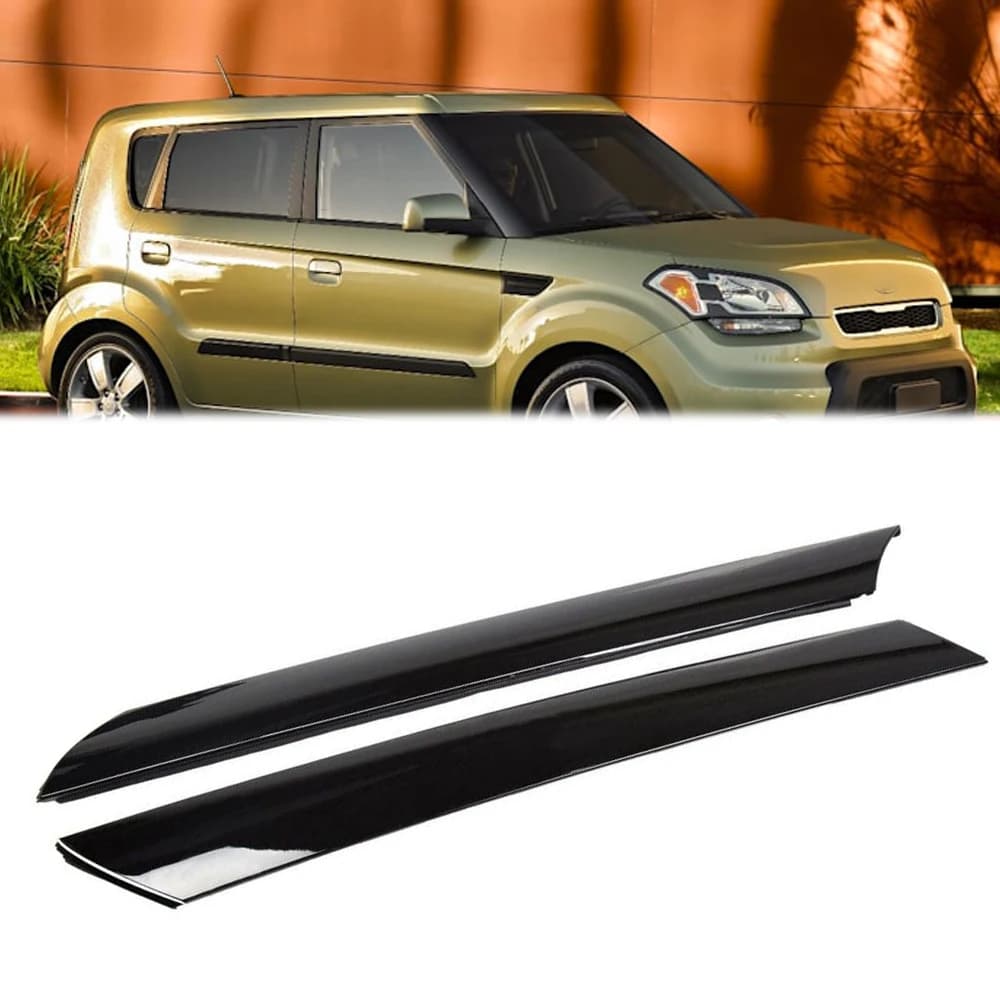 1pair Front Left Right Side Exterior Molding Windshield Pillar Trim For Kia Soul 2010 2011 2012 2013 86170-2K500 86180-2K500