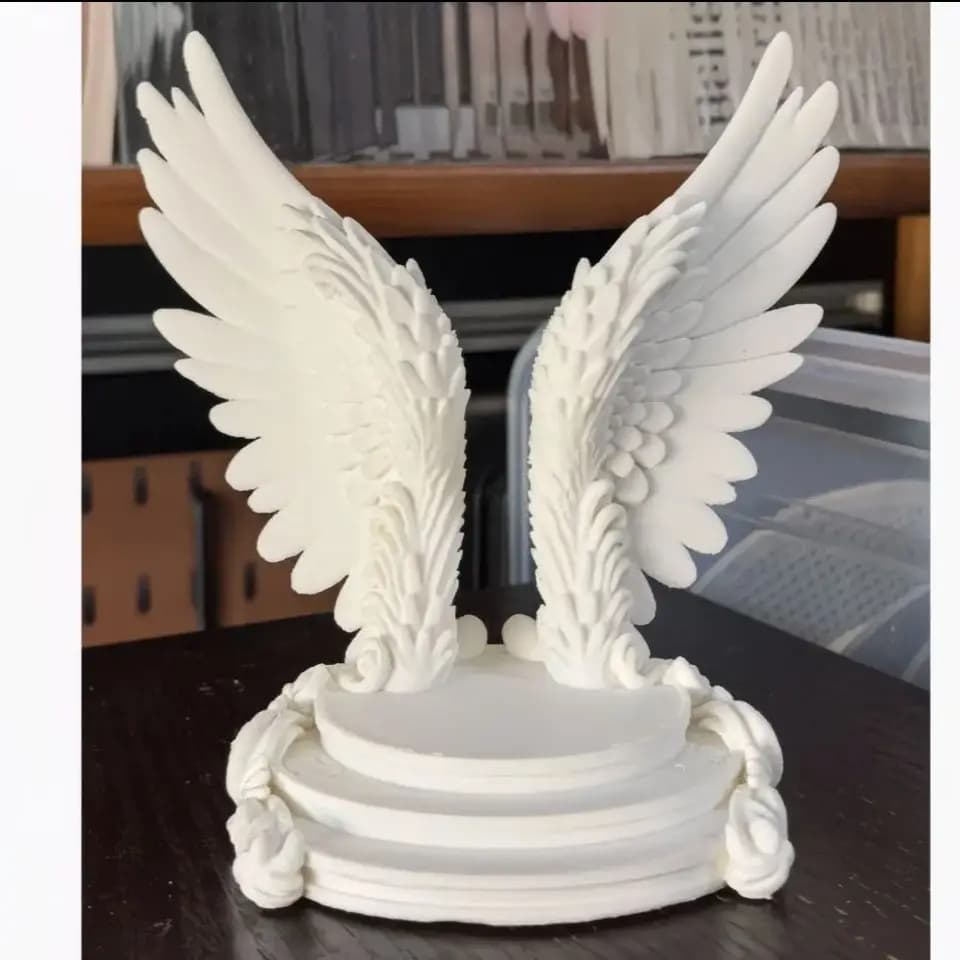 Creative Soaring Angel Wings Desktop Bar Display Box Magnetic Toy Handheld Storage Stand Display Stand