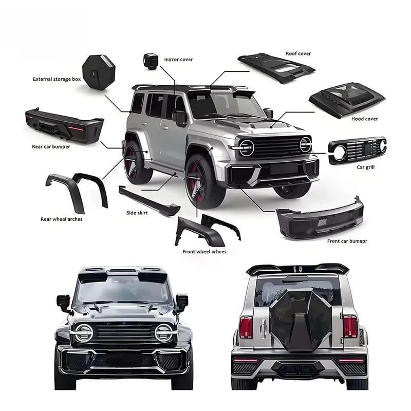 High Quality ABS Material 4x4 Offroad Body Kit Front Bumper Roof Rack Accessories Fit for 300 Factory Wholesale New