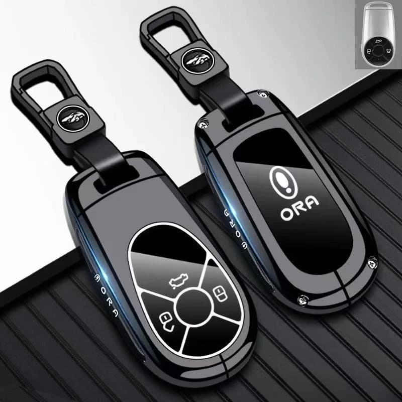 Premium Zinc Alloy Key Cover Case for Ora 5 / Good Cat GT / Mulan Edition / Ballet Cat / Lightning Cat (2024) - Key Fob Shell