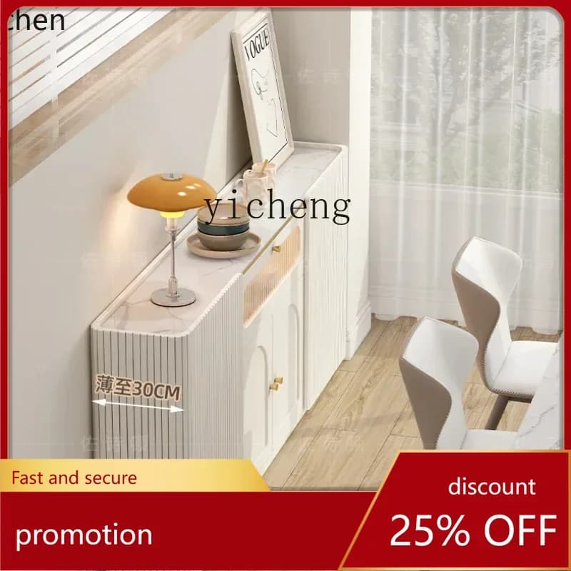 HXL ultra-thin side cabinet 30CM kitchen thin cabinet light luxury narrow side cabinet locker