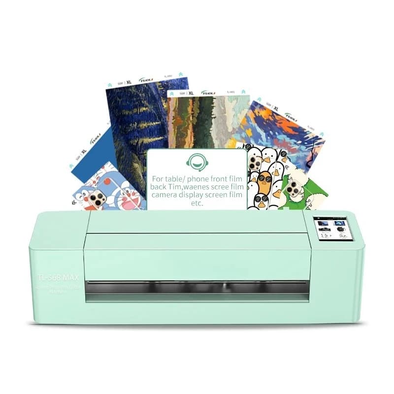 TL-568 MAX Automatic Phone Tablets TPU Hydrogel Film Cut Plotter Screen Protector Cutting Machine Max 16inch