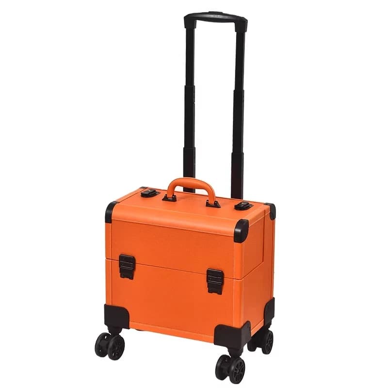 Foot bath club trolley tool box large capacity heel makeup nail pattern embroidery beauty SPA massage health storage box