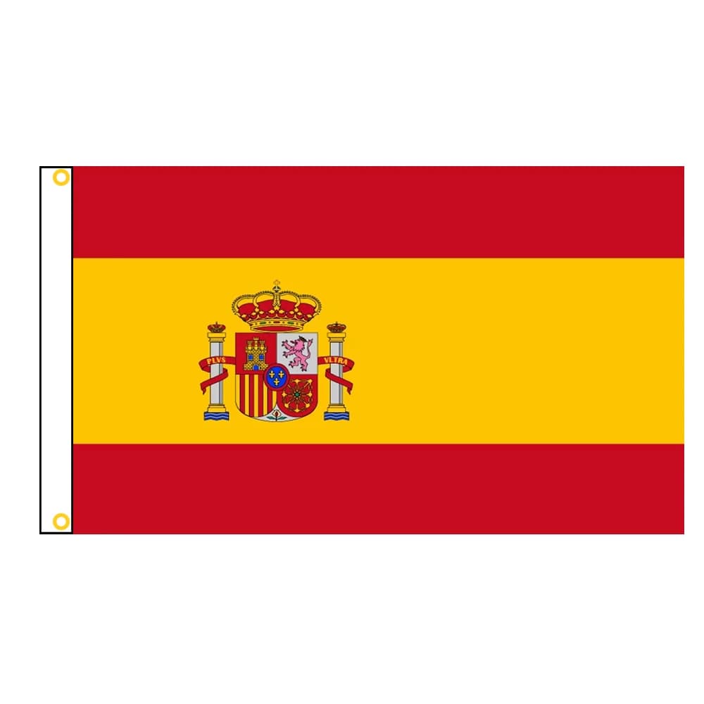 High Definition Digital Printing of Spanish Flags/Sports Events/Gatherings/Flag Gifts