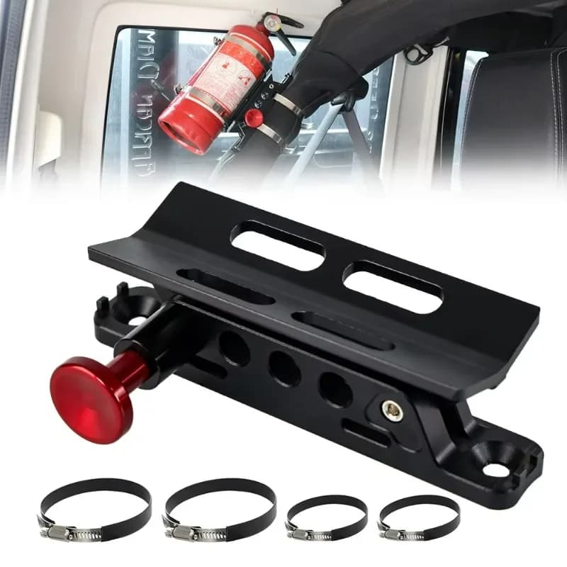 Adjustable Aluminum Alloy Rolling Cage Installation Accessory Bracket for Jeep Wrangler with Quick Release Design