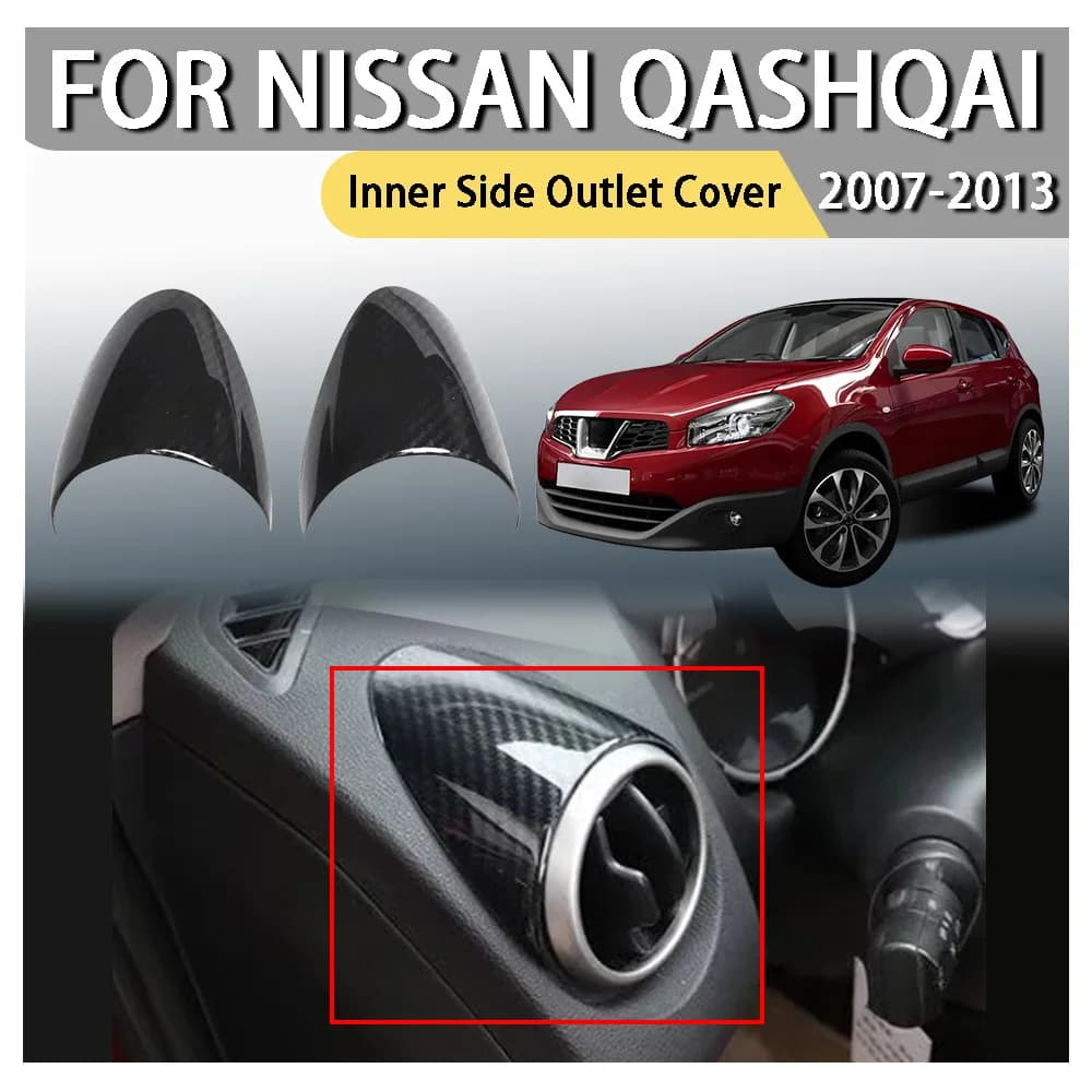 Cars Accessories Car Upgrade Inner Side Outlet Cover For Nissan Qashqai 2007 2008 2009 2010 2011 2012 2013 Car Decoration