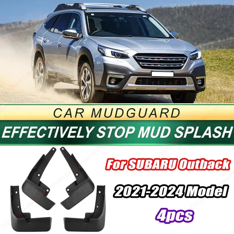 For SUBARU Outback 2021-2024 Model 4PCS Front Rear Mud Flaps Splash Guards Fender Mudguards Auto Accessories