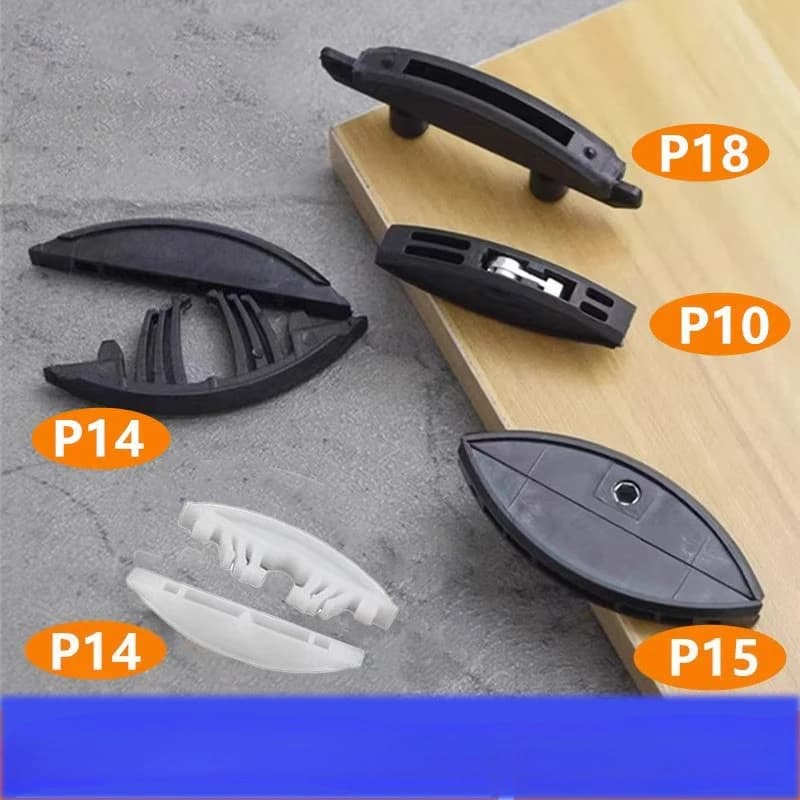 50Pairs Woodworking Lamino Invisible Connector Reusable Accessories P15 P14 Plywood 2 in 1 Fastener  for Lamino Slotting Machine