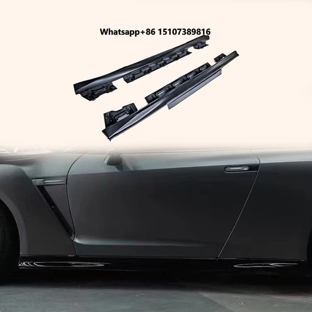 For GTR R35 4BA 2017-23 PP OE Style Side Skirts Body Kits Pair 2pcs