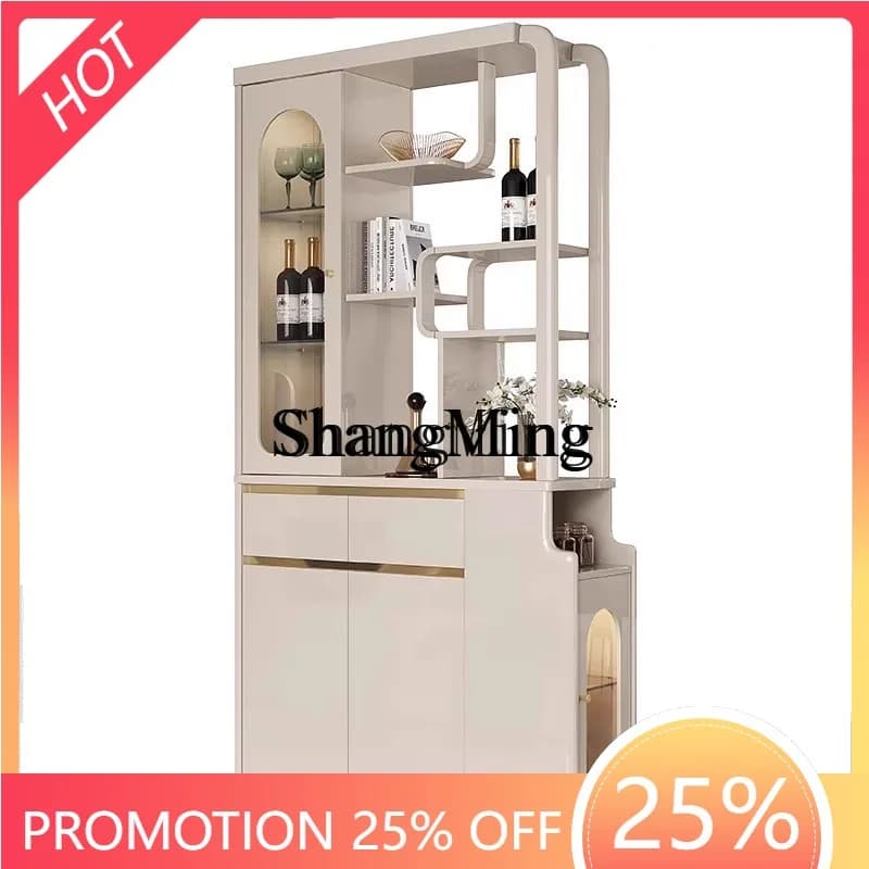 CL  Living Room Small Screen Partition Cabinet Cream Wind Entrance Cabinet