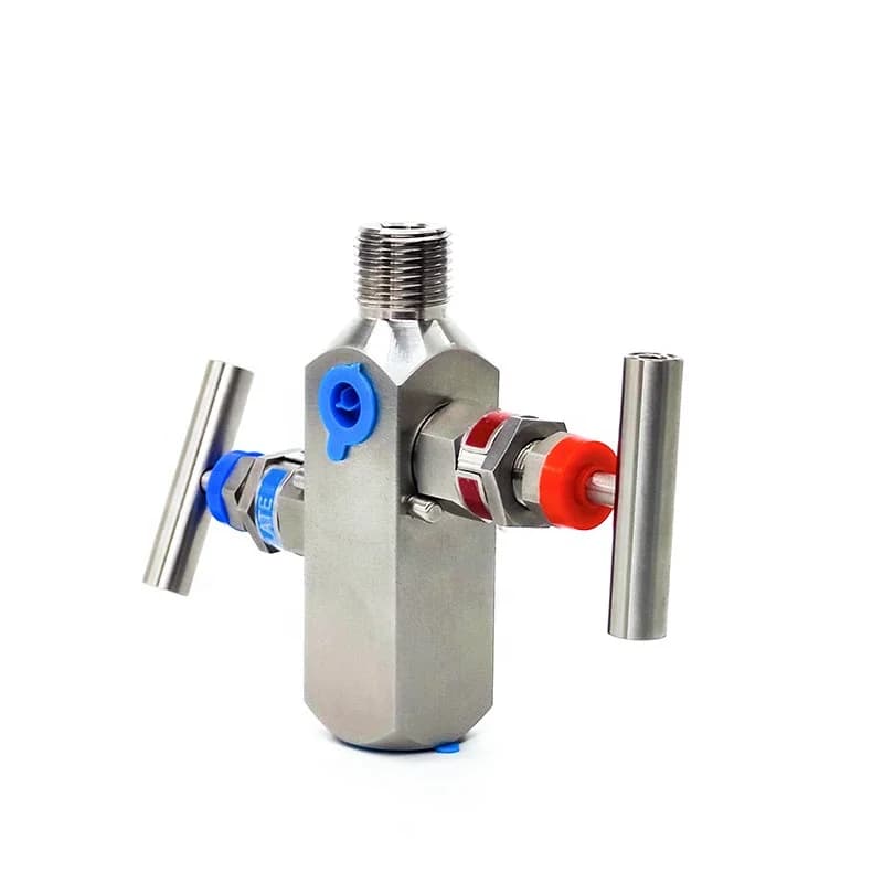 Stainless steel waterway two-way distribution valve 2/3/5 distribution valve for pressure sensors