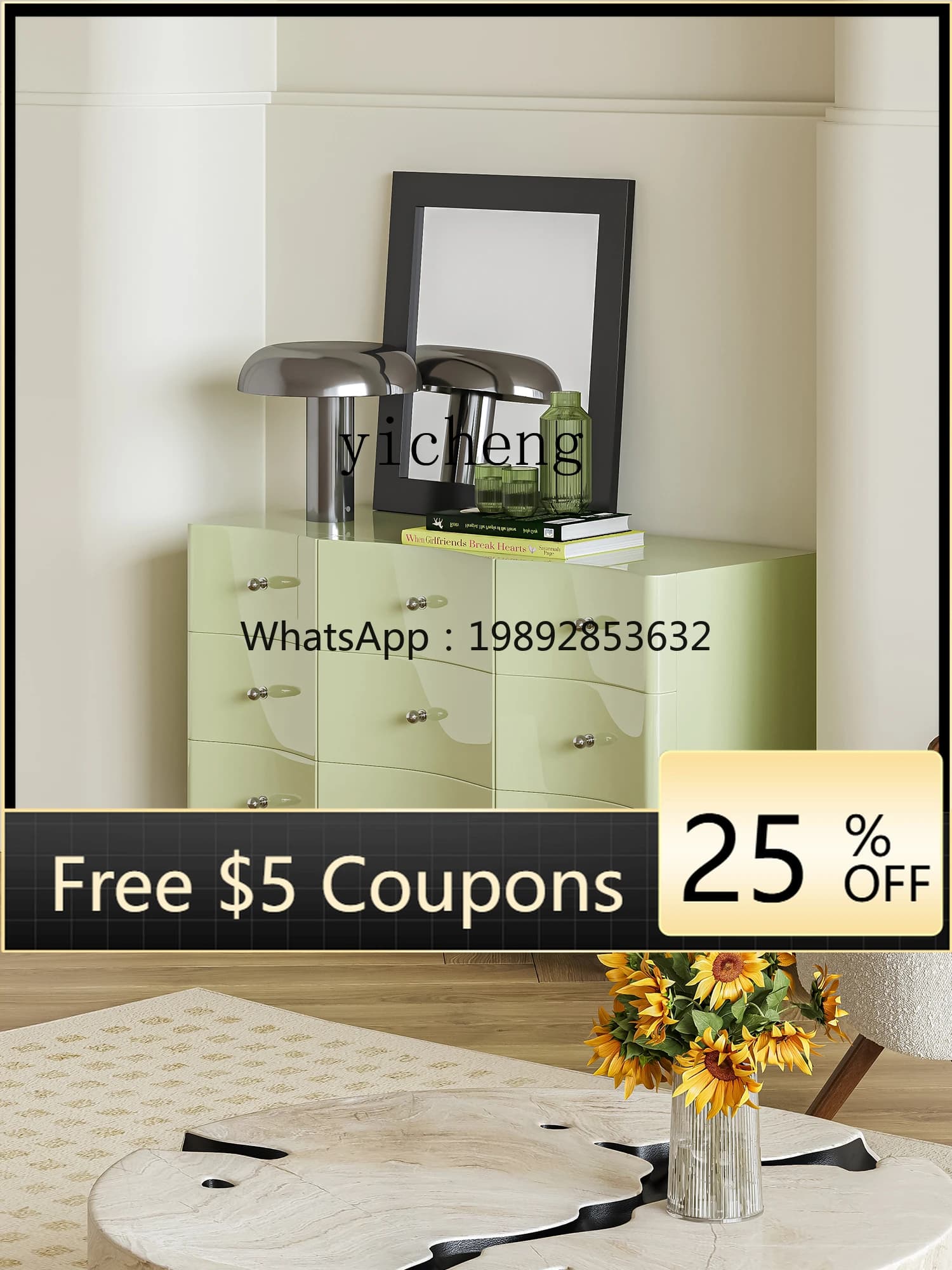 A1   nine-bucket cabinet simple light luxury bedroom storage cabinet living room entrance storage nine-bucket cabinet