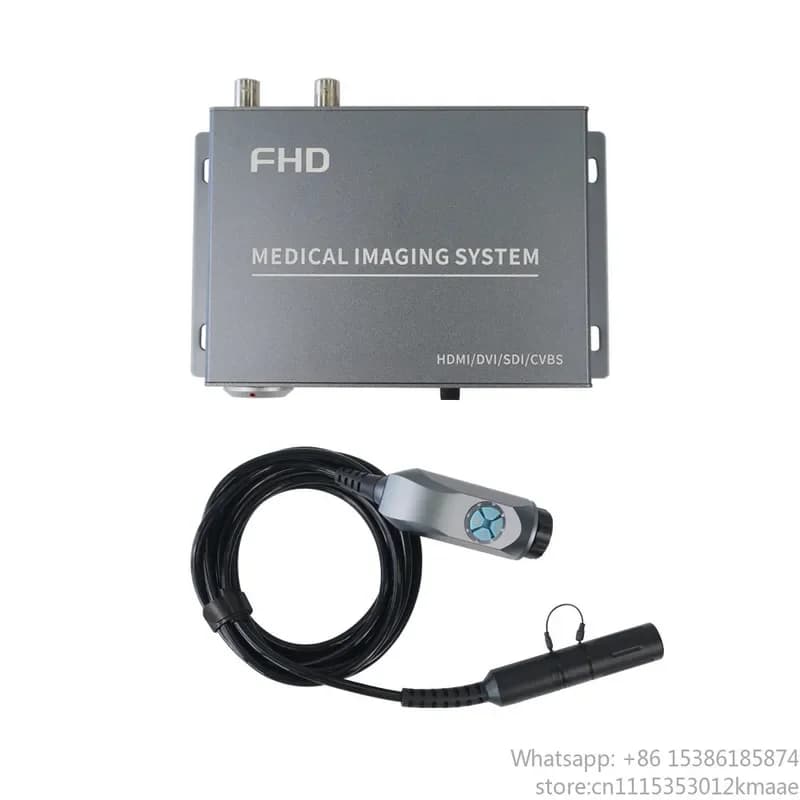 Industrial and Veterinary Portable Integrated Endoscope Camera Systems for Otology Pet Surgery