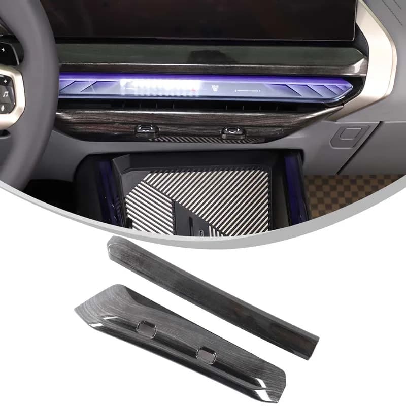Dashboard Air Condition Vent Panel Decoration Center Console Panel Bezel Interior Car Accessories For BMW X3 G45 2025-2026 LHD