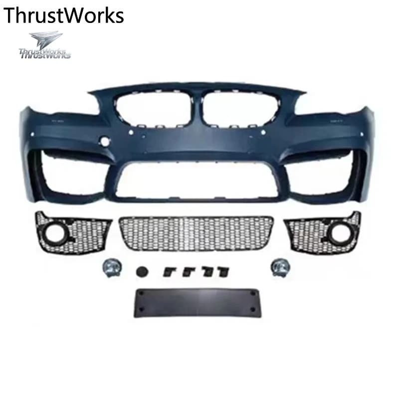 ThrustWorks Car Modification Bodykit S F10/18 To M4 Front /Lip/Grill Side Skits Rear Bumper/Mirror Cover Tail Throat Fen