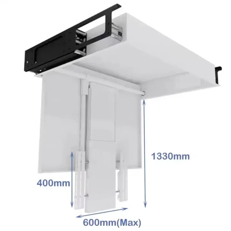 Smart Drop Down Tv Lift Ceiling Mount Remote Control Motorized Ceiling Tv Lift