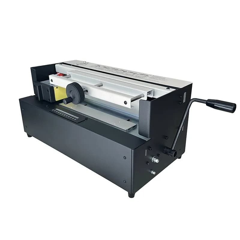 Manual Desktop Hot Melt Glue Book Hardcover Binder Book Binding Machine