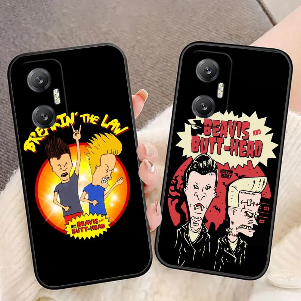 Cartoon Beavis Butthead Phone Case For Infinix HOT 60 50 10 10I 10S 11 12 12I 20 20I 20S 30 30I ZERO X 20 30 40 Case Shell Cover