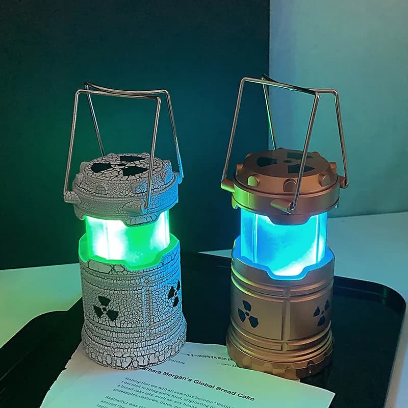 Nuclear Reactor Atmosphere Resin Ornament Sculpture Miniature Nuclear Energy Device Home Decoration Crafts