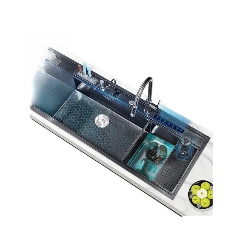 Intelligent purification sink, kitchen ultrasonic cleaning fruits and vegetables to remove pesticide residues