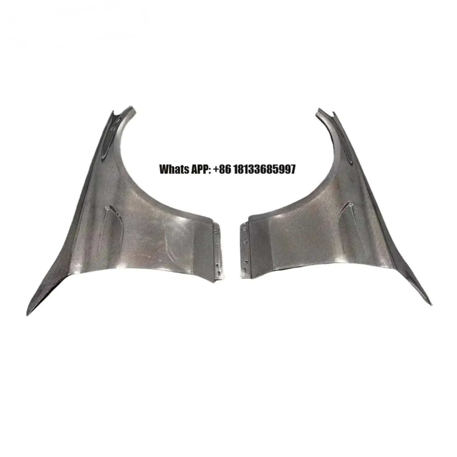 Top Material Carbon Front Fender Mudguard Side Fender Car Fenders for Mercedes Benz W205 C43 Carbon Fiber Car Fender Trims