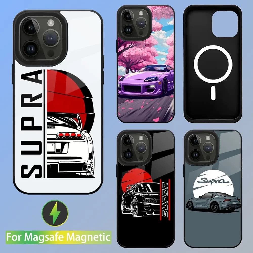 A-Aapanese Car T-ToyotaEs Phone Case For iPhone 15,14,13,12,11,Plus,Pro,Max Mini Magsafe Magnetic Wireless Charging