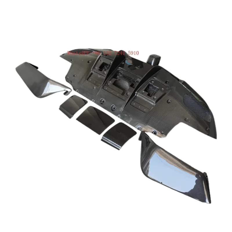 M-style Dry Carbon Fiber Rear Diffuser