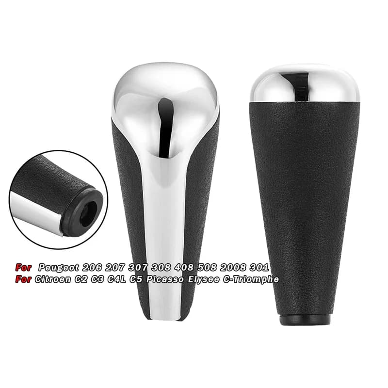 For Peugeot 307 308 408 Sega Elysee automatic gear lever handle gear hand ball gear head anti-slip