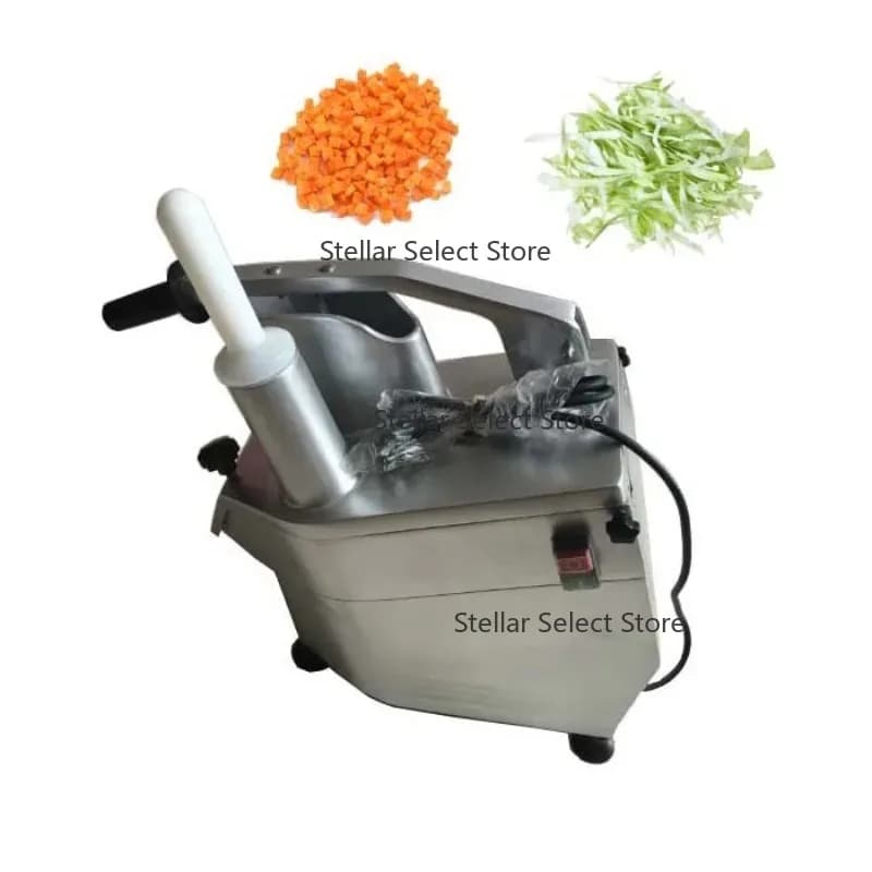 Multifunction Electric Vegetable Cutting Machine Cucumber Slicer Onion Carrot Potato Dicing Cube Slicing Chopper for Restaurant