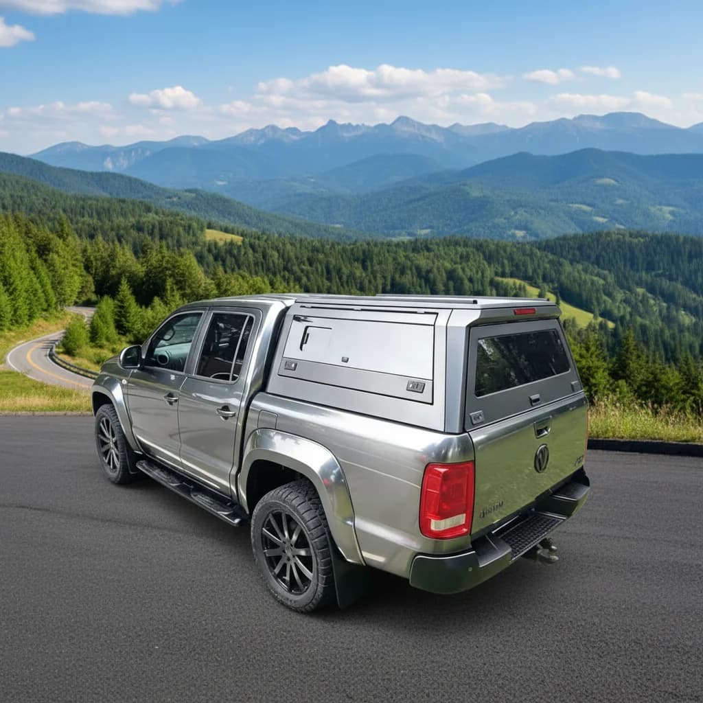 Aluminum Pickup Canopy for VW Amarok 2010+, OEM Size, Triple Coating, Salt Spray Resistant