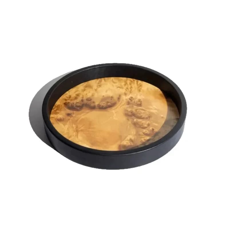 Round tray, living room, bedroom, model room, jewelry tray, home storage tray, jewelry storage.